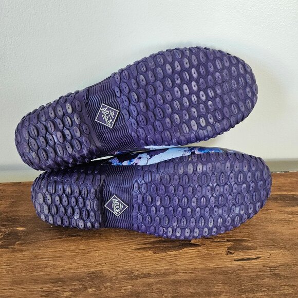 Muck Boots Women’s Muckster II Clog Shoe Garden Rain Wellie’s‎ Purple Floral 10 - Picture 5 of 5